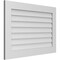 Ekena Millwork Vertical Surface Mount PVC Gable Vent: Non-Functional, w/3-1/2"W x 1"H, Standard Frame, 38"W x 26"H GVPVE38X2601SN - alternate 2